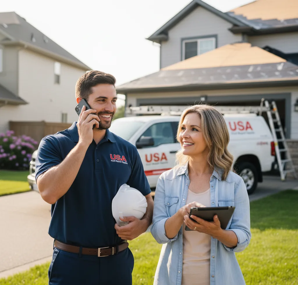 USA Roof Repair Experts customer support in Villa Park